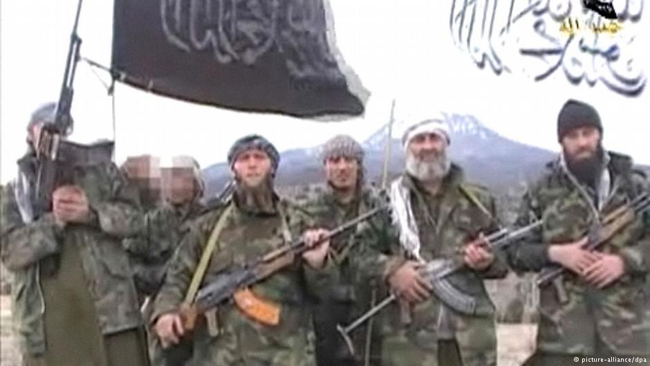 A still from a propaganda video made by German Islamists (source: picture-alliance/dpa)