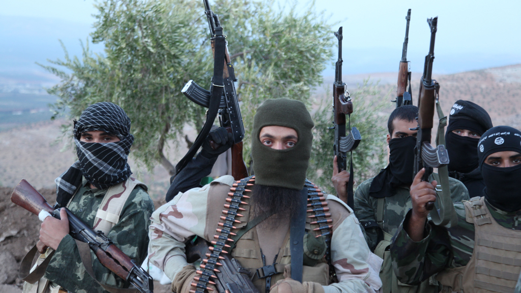 IS-Kämpfer bei Aleppo, Syrien; Foto: picture alliance/ZUMA Press/M. Dairieh