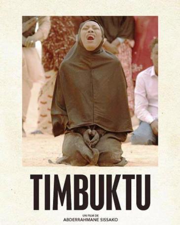 Film poster for Abderrahmane Sissako's film "Timbuktu"