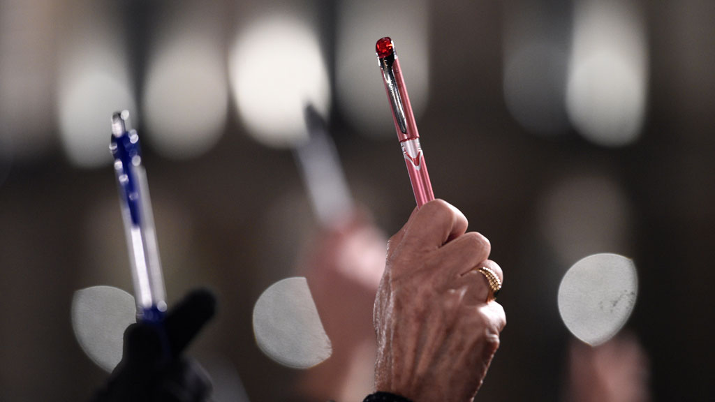 Trauer nach Anschlag auf Charlie Hebdo in Paris; Foto: AFP/Getty Images/D. Meyer