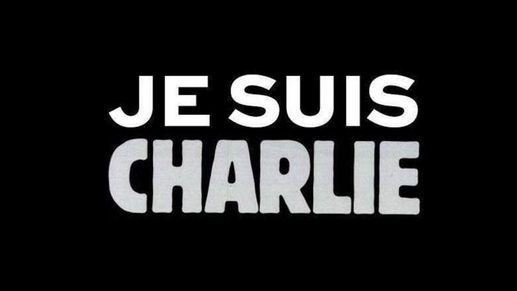 Screenshot of the now famous "Je Suis Charlie" logo (source: charliehebdo.fr)