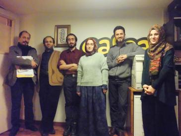 The editorial team of "Cafcaf" in Istanbul (photo: Senada Sokollu)