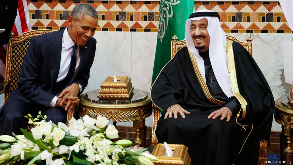 US-Präsident mit saudischem König Salman im Januar 2015; Foto: Reuters