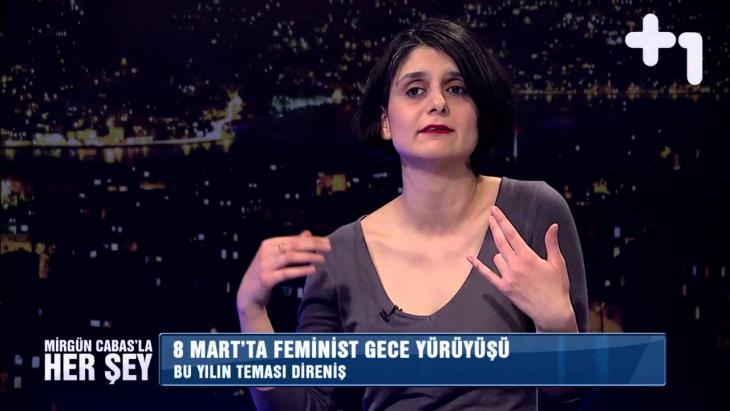 Turkish women's rights activist Selime Buyukgoze (photo: YouTube)