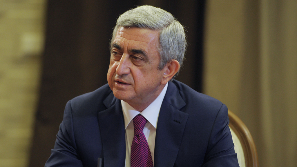Armenian President Serzh Sargsyan in 2014 (photo: picture-alliance/dpa)