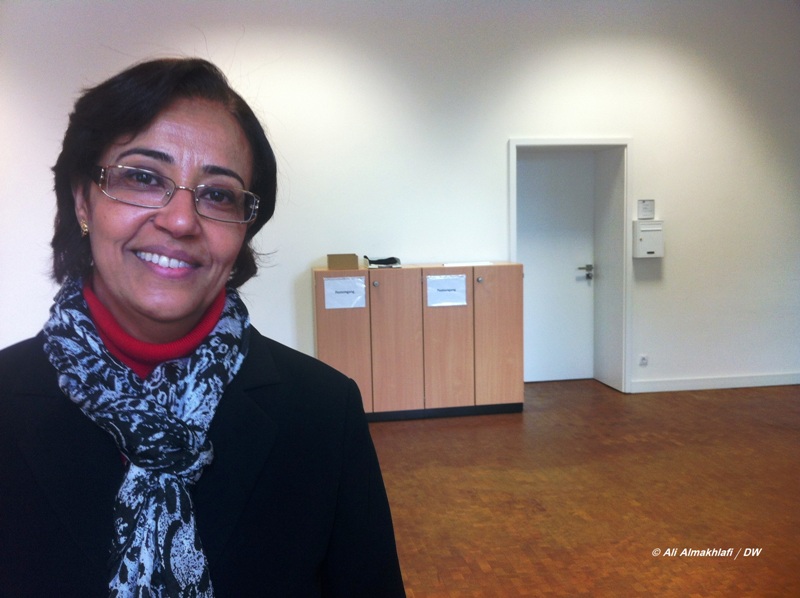 Dr. Amida Sholan, Professorin für Archäologie an der Universität Sanaa, wohnt in Bonn