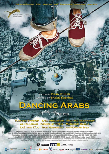 Poster for the film "Dancing Arabs"