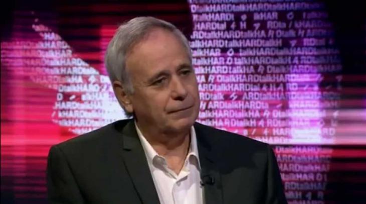 Ilan Pappe, still from the BBC programme "Hard Talk" (source: YouTube)