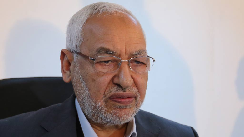 Rachid al-Ghannouchi, Vorsitzender der Ennahdha-Partei; Foto: picture alliance/AA/Y. Gaidi