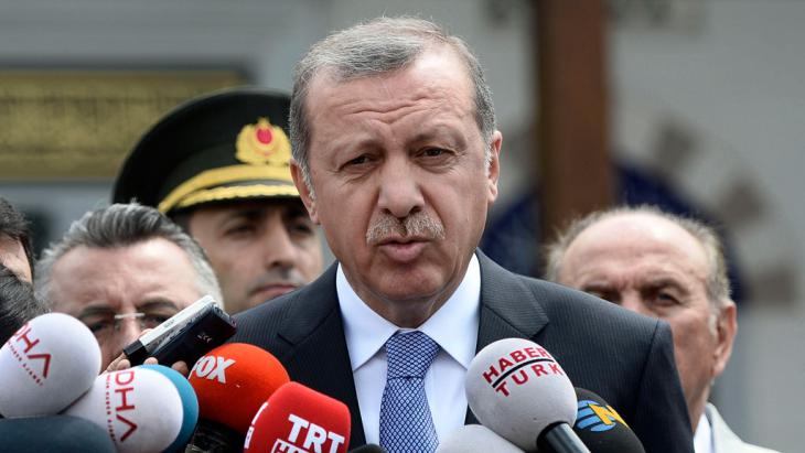 Turkish President Recep Tayyip Erdogan (photo: picture-alliance/AP Photo/Depo)