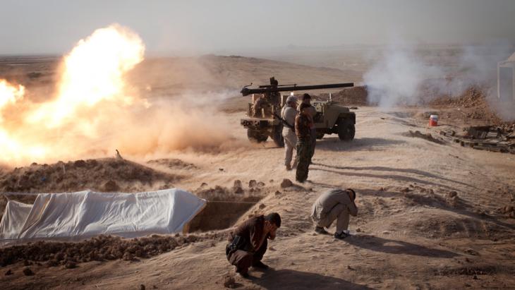 Shia militiamen fighting against IS in Iraq (photo: picture-alliance/dpa)