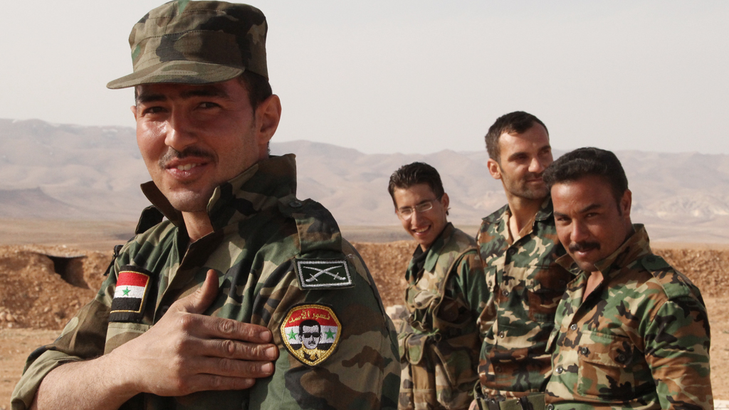 Soldaten des Assad-Regimes; Foto: picture-alliance/dpa/Dmitriy Vinogradov