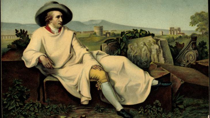 Portrait of Goethe in Italy (photo: picture-alliance/archive UG)