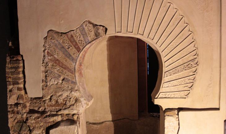 Remains of a mihrab niche in the cellar of San Juan de Dios church in Ibn Arabi′s hometown of Murcia (photo: Marian Brehmer)