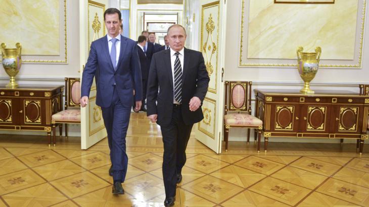 Syrian President Assad with Vladimir Putin in Moscow (photo: Reuters/RIA Novosti/Kremlin/A. Druzhinin)