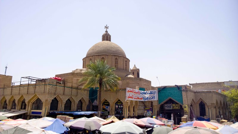 كنيسة مريم العذراء في الشورجة. حقوق الصورة: علي الغرباوي