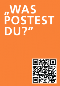 The online "Was postest du?" campaign, aimed at educating Muslim teenagers (source: ufuq.de)