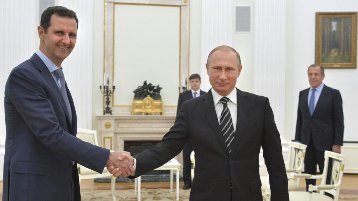 Assad with Putin during a state visit to Moscow on 20.10.2015 (photo: Reuters)