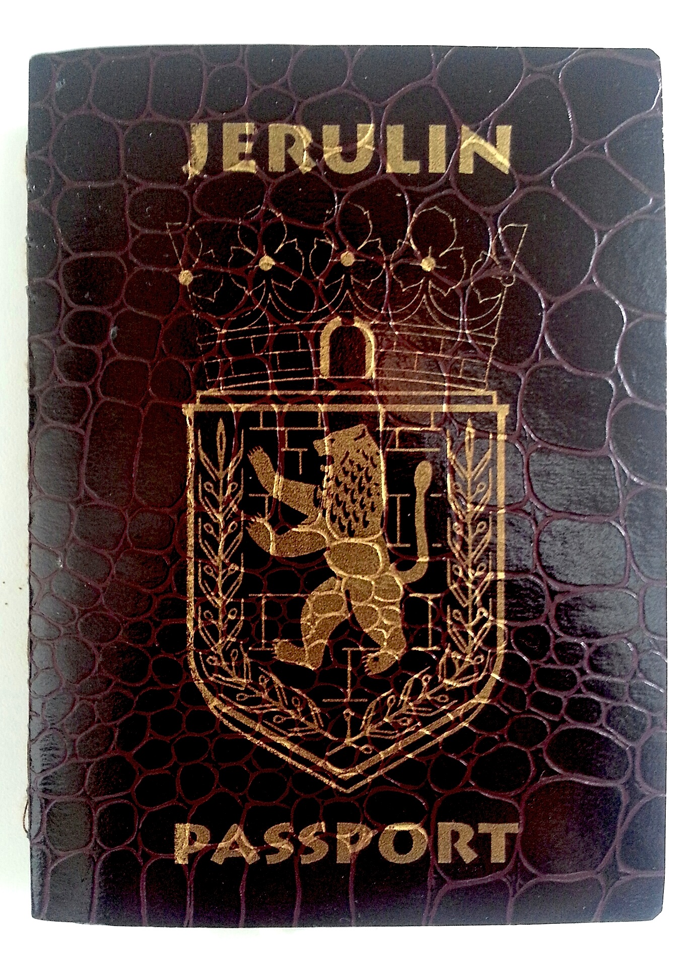 Jerulin passport (photo: Guy Briller)