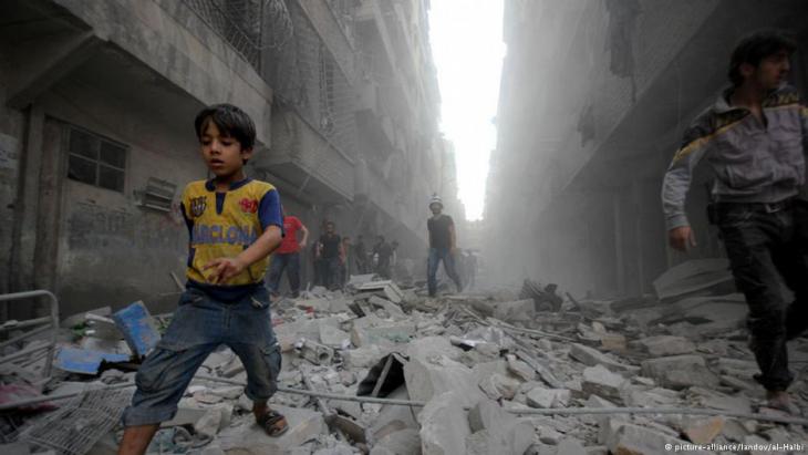 Destruction and violence in the Syrian civil war (photo: picture-alliance/landov)