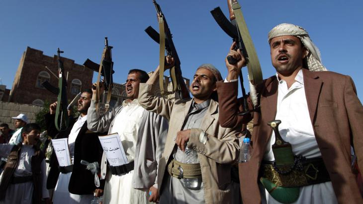 Houthi rebels in Yemen (photo: Getty Images/AFP/M. Huwais)