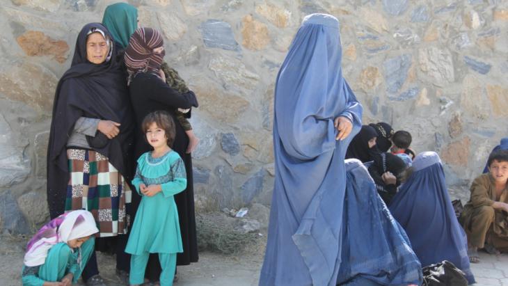 Afghan refugees in Kabul (photo: DW/H. Sirat)
