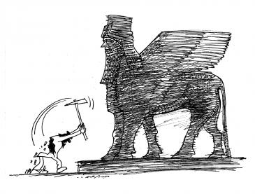 Caricature by Abdul Raheem Yassir (photo: Abdul Raheem Yassir)