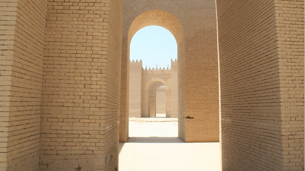 Die antike Stadt Babylon im Irak; Foto: DW/Munaf Al-Saidy