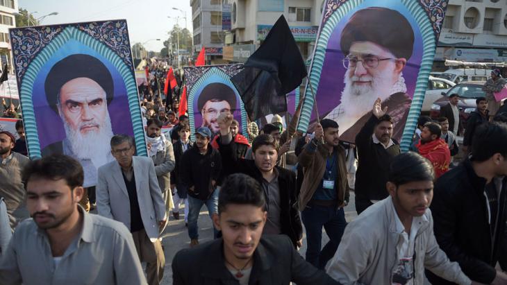 Shia protests at the execution of the Shia cleric Sheikh Nimr al-Nimr (photo: Getty Images/AFP/A. Qureshi)