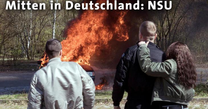Film still from the ARD trilogy ″Mitten in Deutschland: NSU″