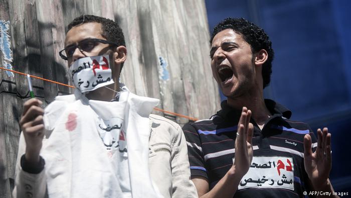 تقبع مصر في المركز 159 ووصفها التقرير السنوي كـ"واحدة من أكبر السجون بالنسبة للصحفيين على الصعيد العالمي، حيث لا يزال أكثر من 20 إعلامياً قيد الاعتقال بذرائع زائفة". 