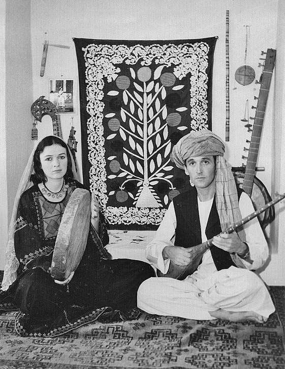 John Baily und Veronica Doubleday 1977 in Herat; Foto: privat