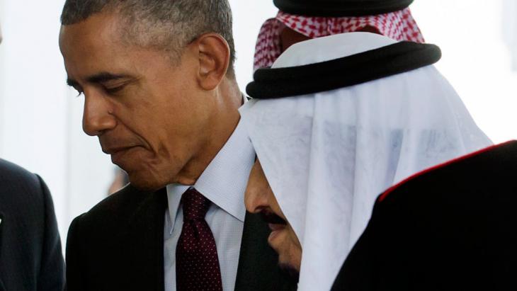 Barack Obama receives King Salman bin Abdulaziz Al Saud on 4 September 2015 in Washington (photo: picture-alliance/epa/M. Reynolds)