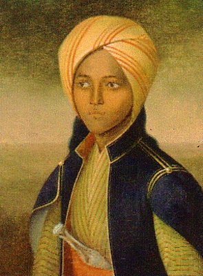 Machbuba war eine minderjährige Sklavin, die Fürst Hermann von Pückler-Muskau 1837 in Kairo kaufte; Quelle: wikipedia