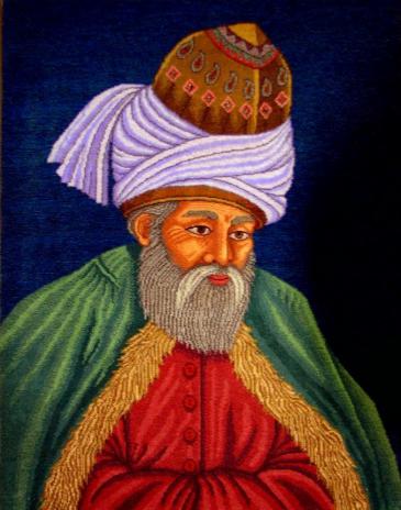 Portrait of Jalaluddin Rumi (source: private) 