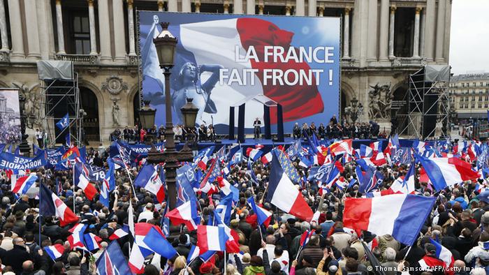 اليمين الفرنسي الشعبوي حصد العديد من الأصوات في عهد الرئيس الاشتراكي أولاند. Getty Images