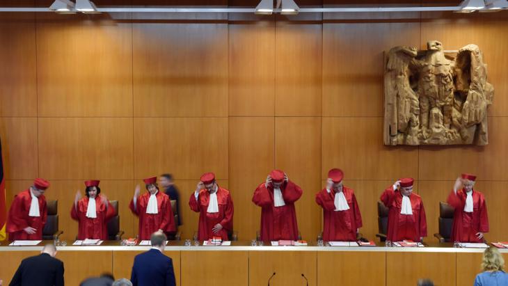 German Federal Constitutional Court in Karlsruhe (photo: picture-alliance/dpa/u.deck)