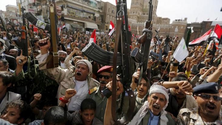 Houthi rebels in Sanaa (photo: DW/Abdullah)