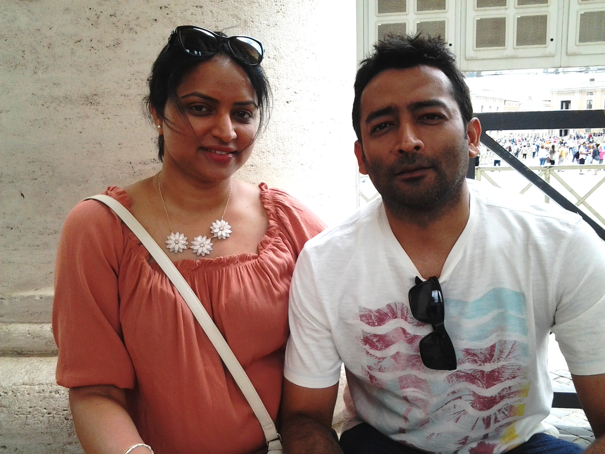 Ratib and Ankita from India (photo: Mulham Al Malaika)