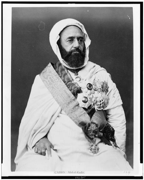 Emir Abdul-Qadir (photo: Library of Congress, Public Domain)