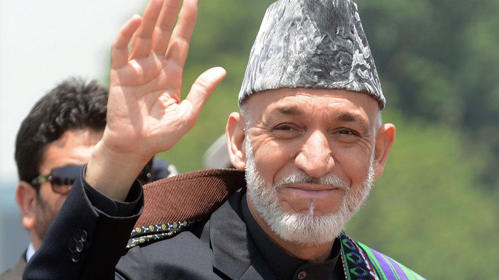 Afghanistans ehemaliger Präsident Hamid Karzai, Foto: RAVEENDRAN/AFP/Getty Images