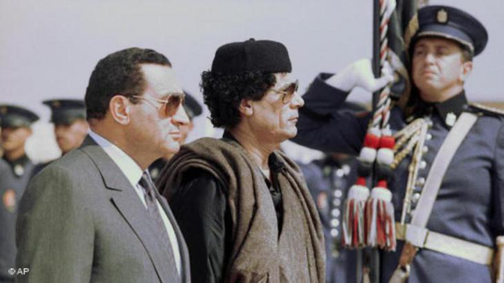 Ex-dictators Mubarak (Egypt) and Gaddafi (Syria)