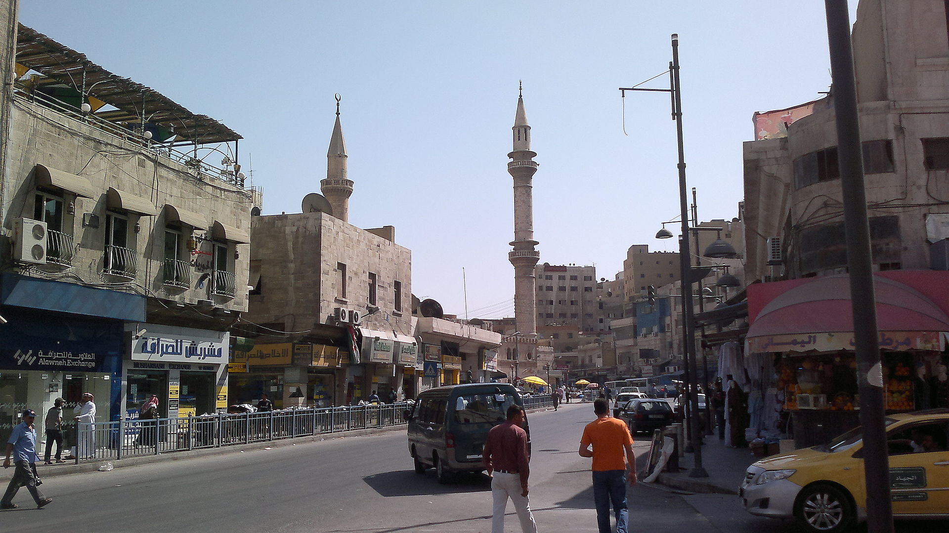 Husseini Mosque in downtown Amman, Jordan (photo: Freedom's Falcon, Creative Commons)