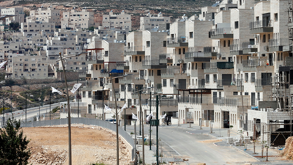 Siedlung Givat Zeev nahe der Westbank-Stadt Ramallah; Foto: Getty Images/AFP/T. Coex