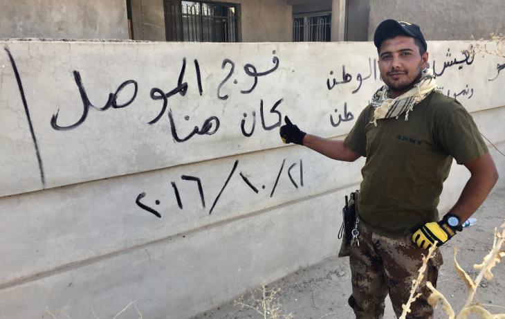 Iraqi soldier Rassul Ali (photo: Karim El-Gawhary)