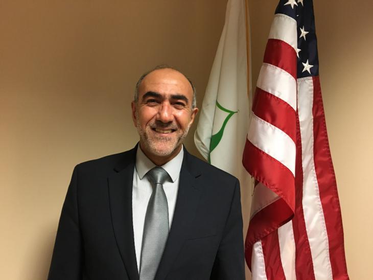 Oussama Jammal, chairman of the Mosque Foundation in Bridgeview (photo: Canan Topcu)