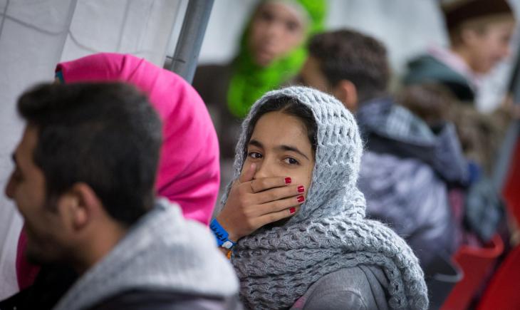 Kurdish asylum-seekers in Germany (photo: dpa)