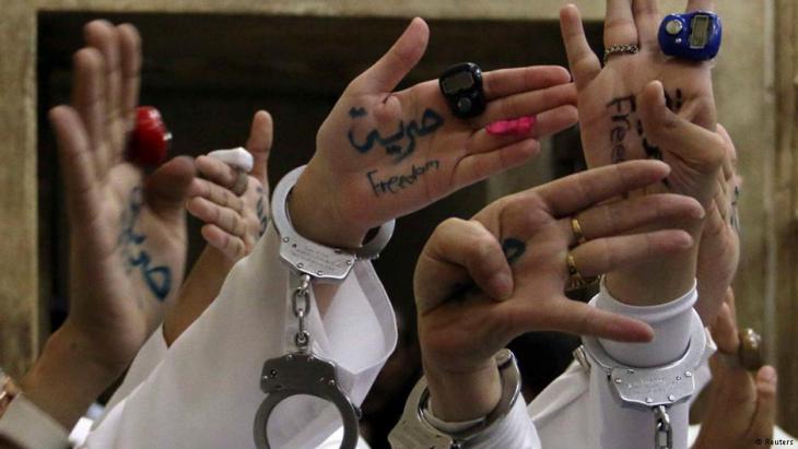 Symbolic image: ″Freedom″ in Egyptian prisons (photo: Reuters)