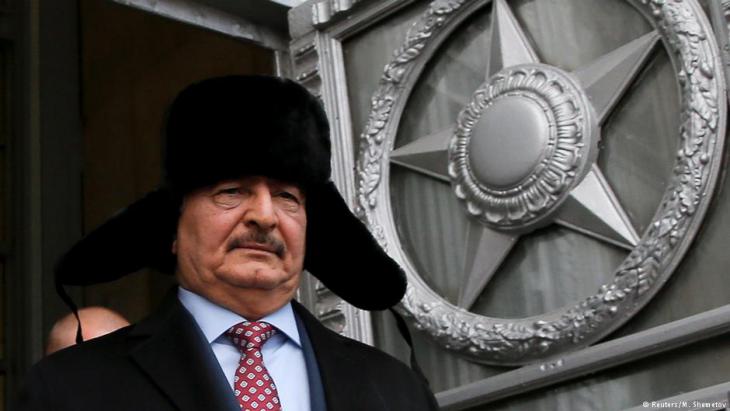 General Haftar during a visit to Moscow (photo: Reuters)