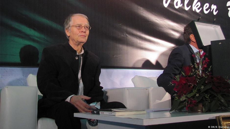 الشاعر فولكر براون كان حاضرا في المعرض الدولي للكتاب في مدينة الدار البيضاء